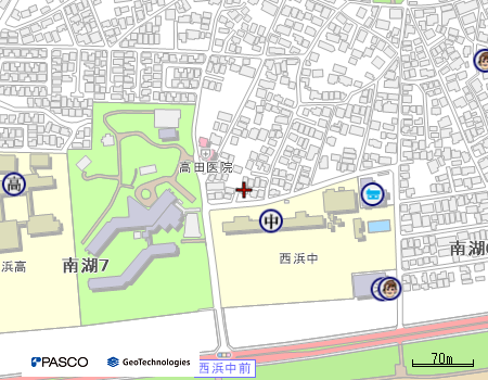 地図：地域活動支援センターなかまの家南湖