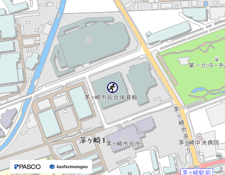 茅ヶ崎第3駐車場（総合体育館駐車場）案内図