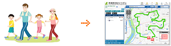 ウォーキングマップ