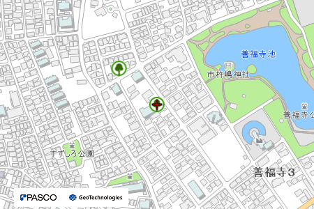 地図：善福寺中山公園