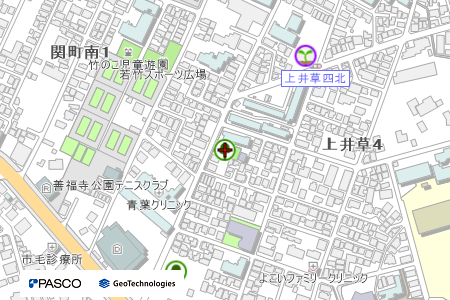 地図：上井草西公園