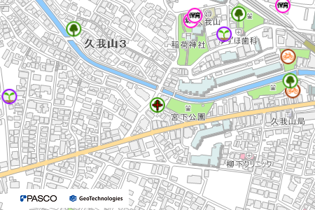地図：宮下橋公園