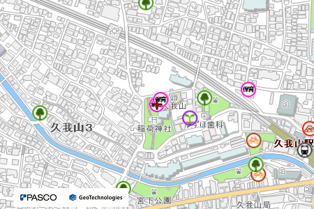 地図：久我山幼稚園