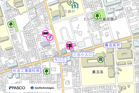 地図：上井草学童クラブ