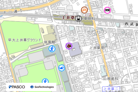 地図：ケア24上井草