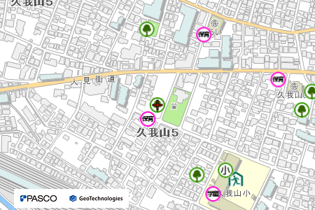 地図：久我山東原公園