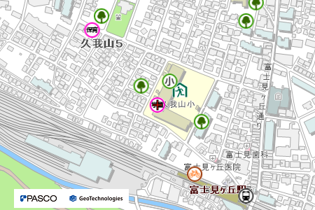 地図：久我山学童クラブ
