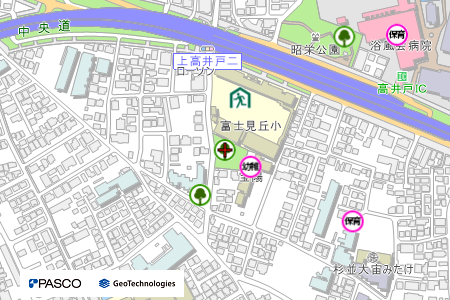 地図：浅間橋公園
