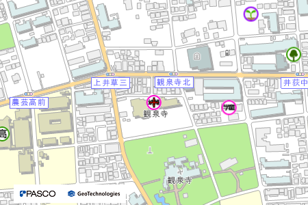 地図：観泉寺幼稚園