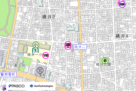 地図：桃井児童館（集会利用）