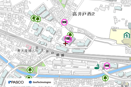 地図：高井戸児童館（集会利用）