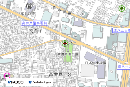 地図：高井戸西公園