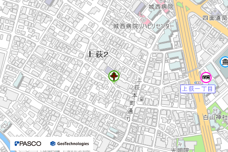 地図：上荻窪児童遊園