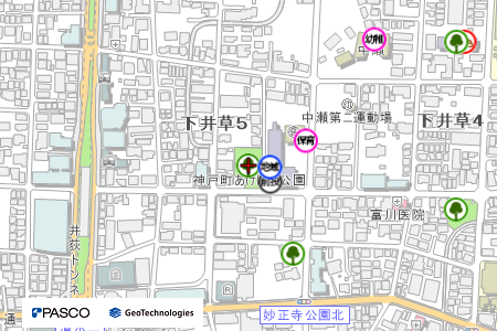 地図：神戸町あけぼの公園