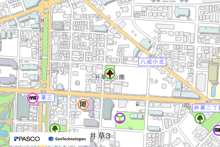 地図：井草北公園