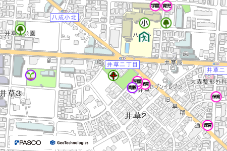 地図：井草公園
