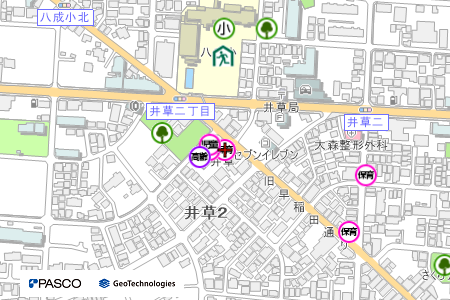 地図：井草保育園