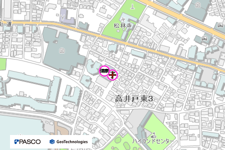 地図：高井戸子どもセンター
