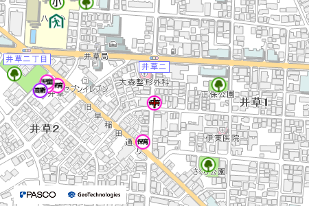 地図：スマイスセレソン井草保育園