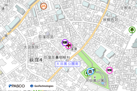 地図：荻窪東保育園