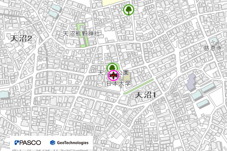 地図：日本大学幼稚園