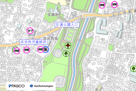 地図：善福寺川緑地サービスセンター