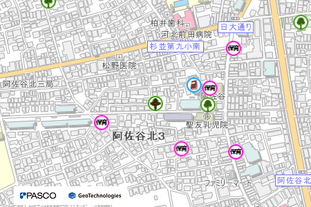 地図：松山児童遊園