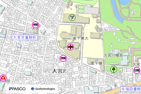 地図：高千穂幼稚園