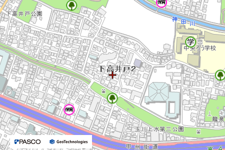 地図：永泉寺坂児童遊園