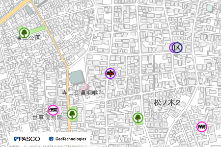 地図：ゆうゆう堀ノ内松ノ木館