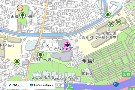地図：永福南社会福祉ガーデン