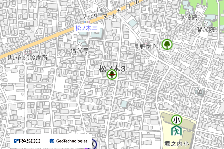 地図：松ノ木北公園