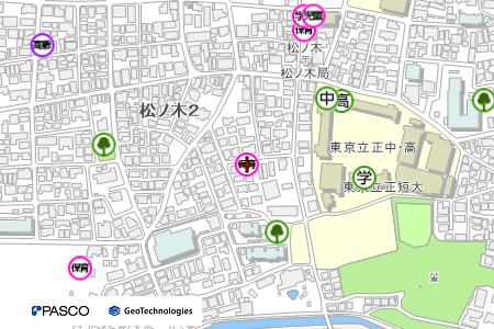地図：東京立正保育園