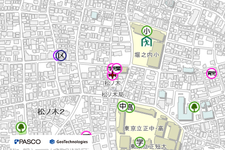 地図：松ノ木保育園