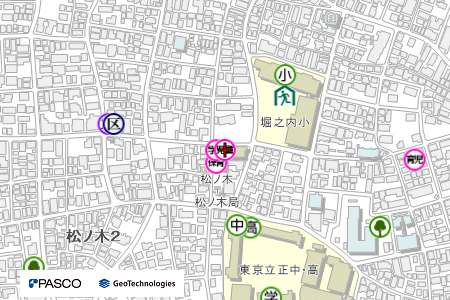 地図：松ノ木児童館