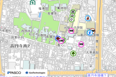 地図：高円寺中央会議室