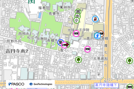 地図：東京保育専門学校