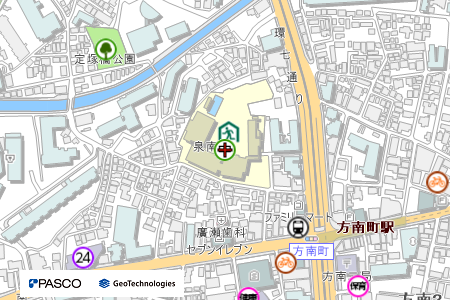 地図：泉南中学校