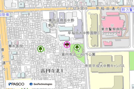 地図：高円寺りとるぱんぷきんず