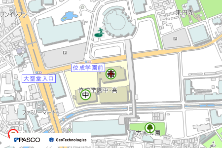 地図：佼成学園高等学校