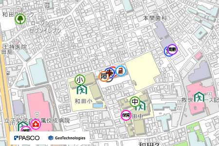 地図：和田区民集会所