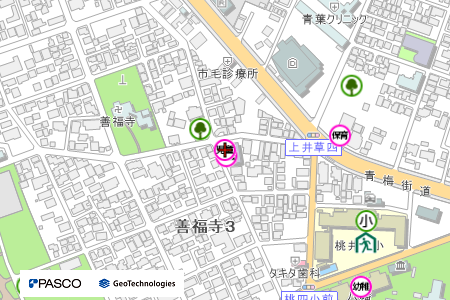 地図：善福寺北児童館
