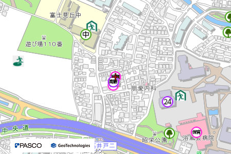 地図：高井戸西児童館