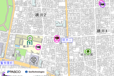地図：桃井児童館