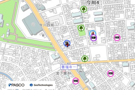 地図：保育室上井草西（委託型）