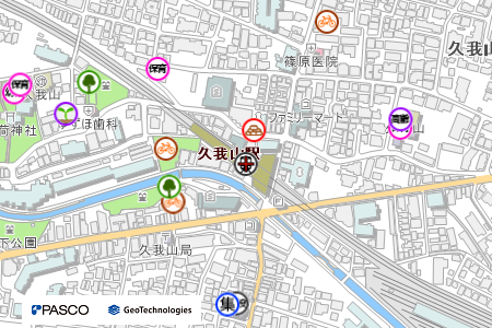地図：京王井の頭線久我山駅